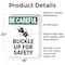 Signmission Safety Culture Sign, 18 in Width, Vinyl Decal, Rectangle OS-2PACK-BC-D-1824-V-10104 - alternate 4